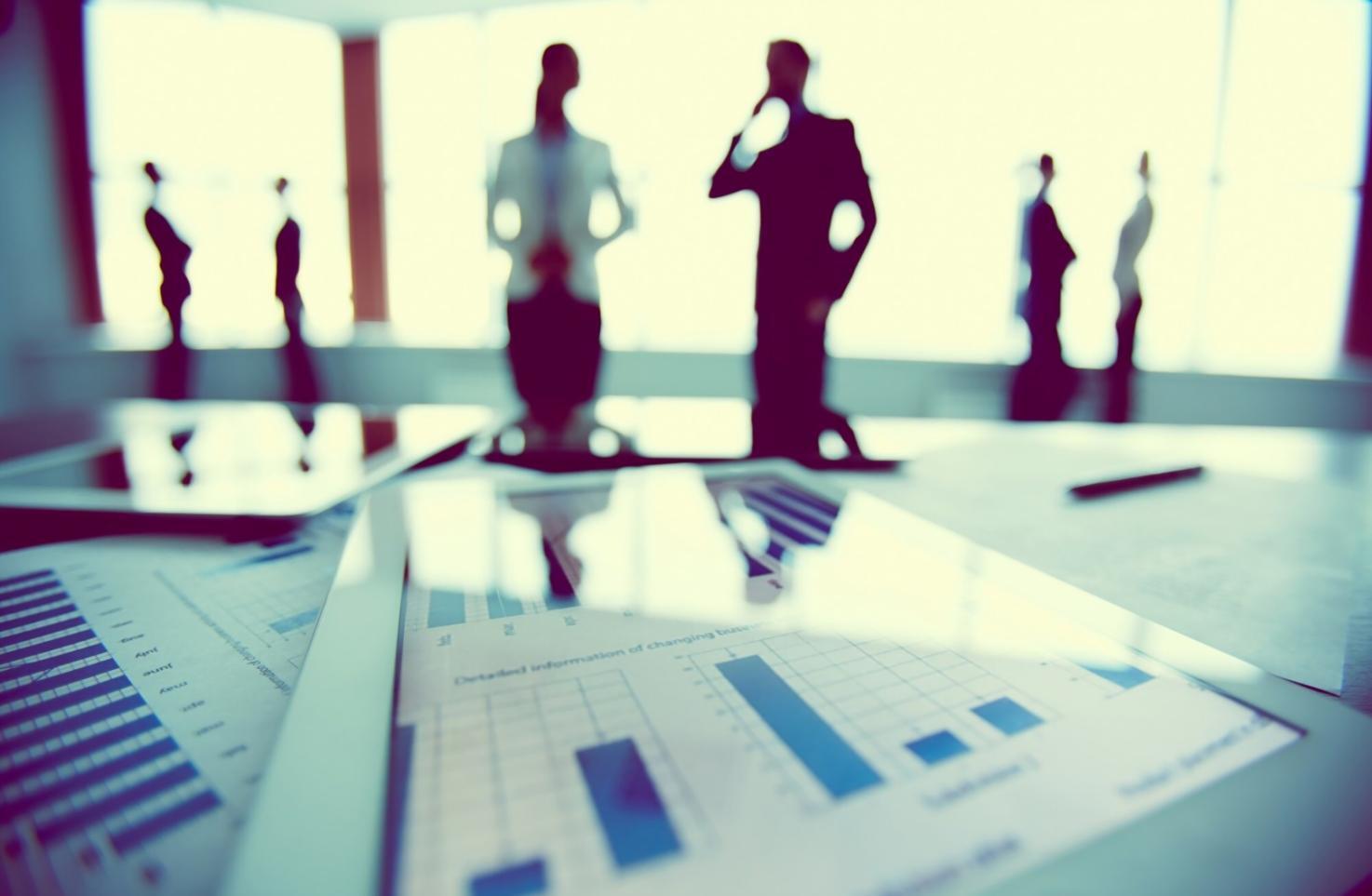 Business owner analyzing cash flow patterns and trends